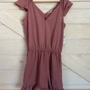 Dusty pink romper